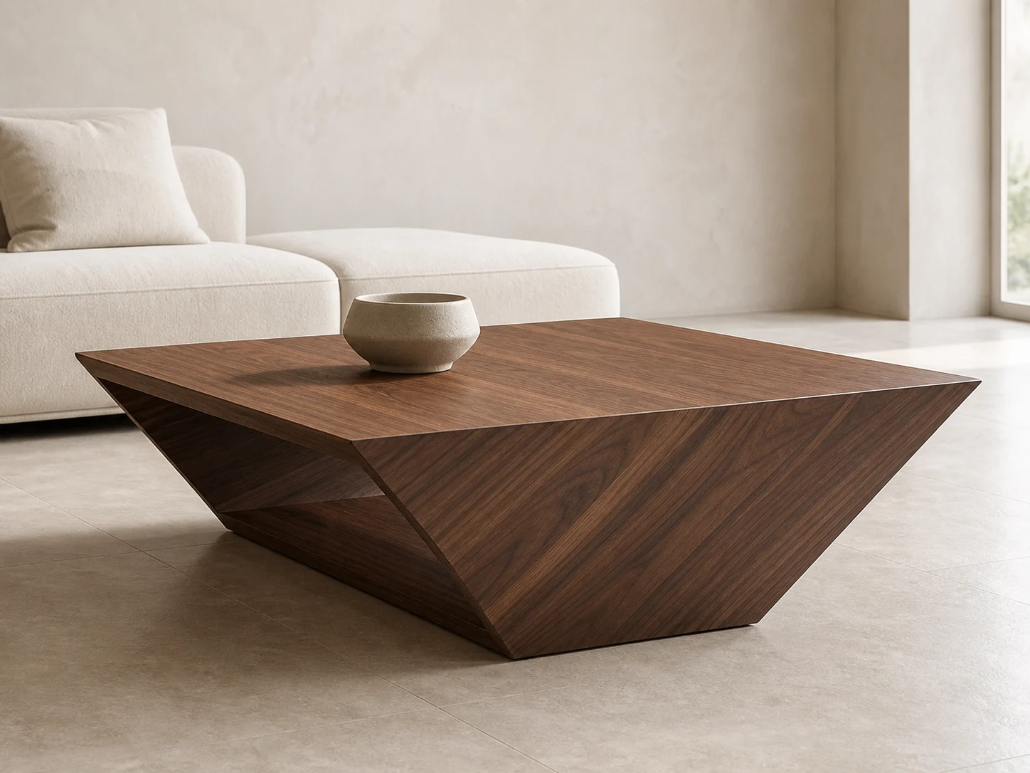 Mesa de centro geométrica Vértice